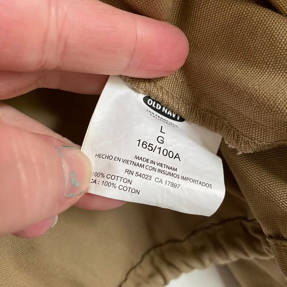 Old Navy Khaki Cargo Utility Jacket - Picture 7 of 8